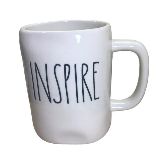 Rae Dunn INSPIRE Mug Cup Ceramic White LL Ceramic Kitchen Home Decor Gift - Picture 1 of 4